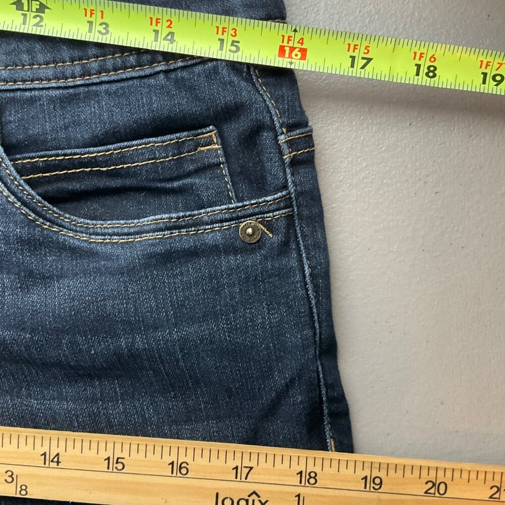 Democracy Womens 8 "Ab" Technology Bootcut Denim Jeans Dark Wash - Picture 4 of 11